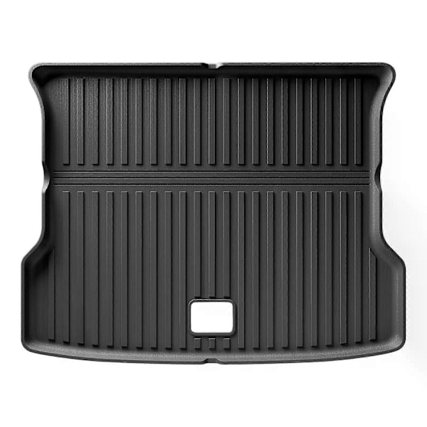 Yhteensopiva Xpeng G6 auton lattiamattojen kanssa, tavaratilan suojus, TPE 3D Xiaopeng jalkamatto, vedenpitävä, hajuton lokerosarja, MUSTA-xindaren trunk mat