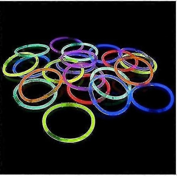 Lysende Armbånd Glødestikker Pakke 100, 200, 500... Fluorescerende Stikker Pakke - Blå - Xin Orange 200 PCs