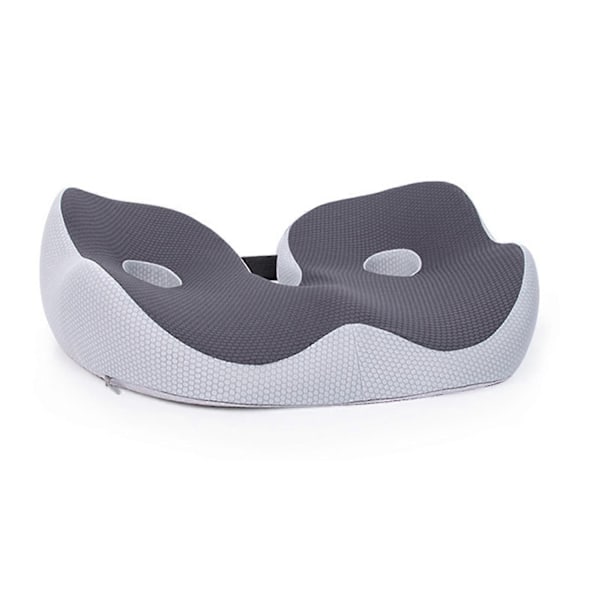 Sittbenssmärtkudde för kontorsstol Memory Foam Komfort Ischias Tuberositet Kudde-xindaren Dark Grey