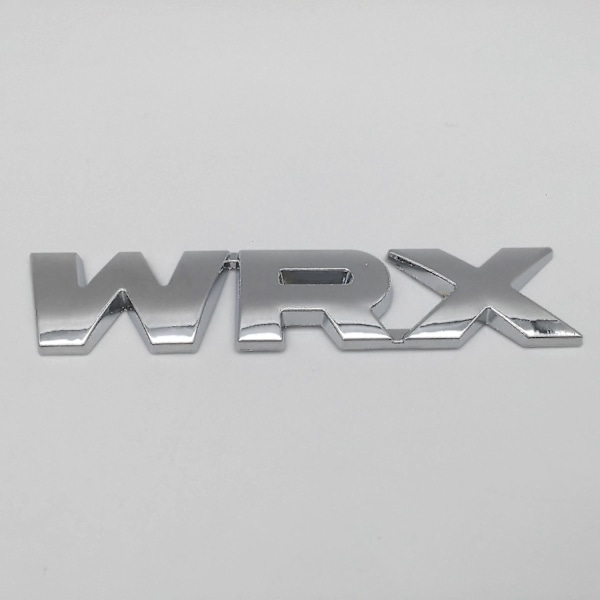 1kpl 3D metallinen Crosstrek Awd Brz yhteensopiva Wrx auton kirjain lokasuoja tunnus sivu takaluukku merkki tarra auto tarvikkeet-xindaren silver WRX