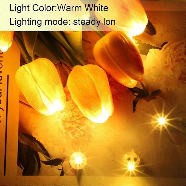 60 stk. LED Ballon Lys, Mini LED Lys Varm Hvid, LED Ballon Lys til Papirlanterne, Ballon Lys, Fødselsdagsfest - xindaren