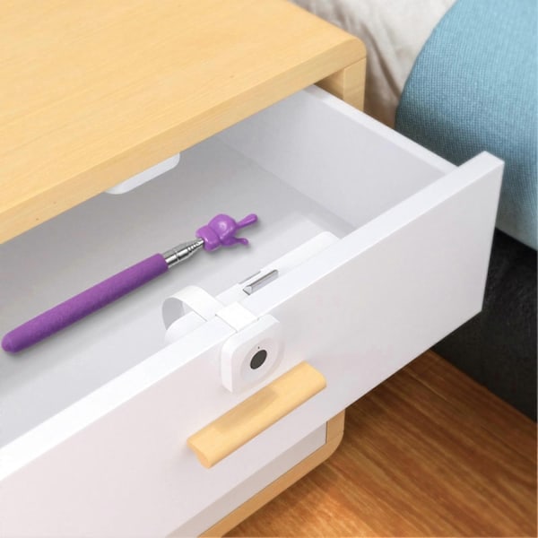Infällbar Lärarpekare Färgad Halkfri Handtag Fingerdesign Rostfritt Stål Teleskopisk Stång Guidade Multifunktionell Lång Undervisning-xindaren Purple