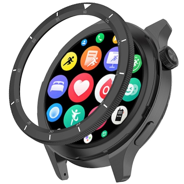 til Xiaomi Watch S4/S4 eSIM Version/S3/S3 eSIM Version Bezel Ring 316 Rustfrit Stål Bezel Loop-Xin Style E