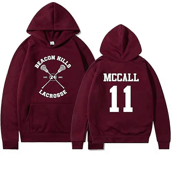 Teen Wolf Hoodie Beacon Hills Stilinski 24 Lahey McCall Pullover TV-Show Huvtröja Huvad Hip Hoodie Streetwear Toppar - Xin 4 L(60-68)kg