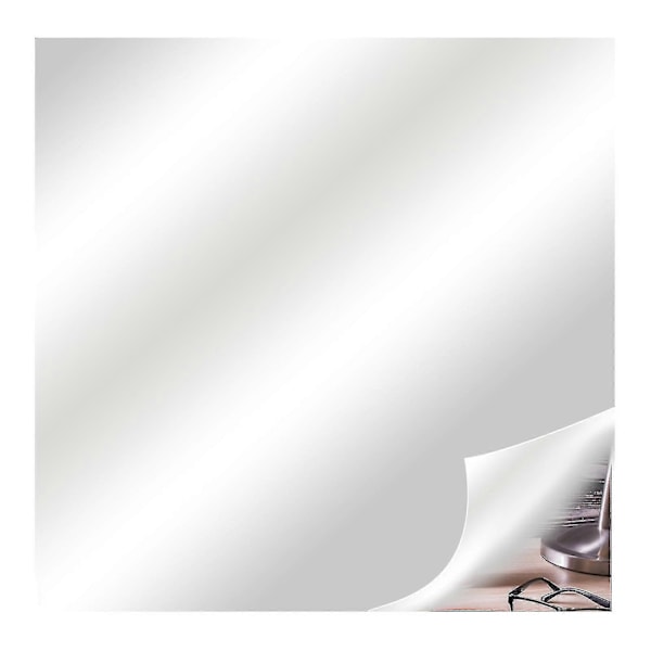 Joustavat peilitarrat, itseliimautuvat ei-lasiset peililaatat, tee-se-itse peiliseinätarrat kodin seinäkoristeluun - Xin 50*50cm*0.1mm