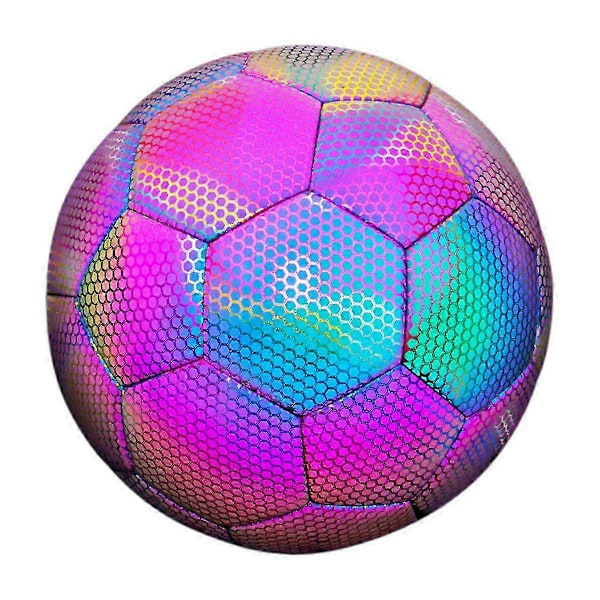 Luminous fotboll, nattlysande fotboll, reflekterande fotboll för utomhusbelysning - Xin