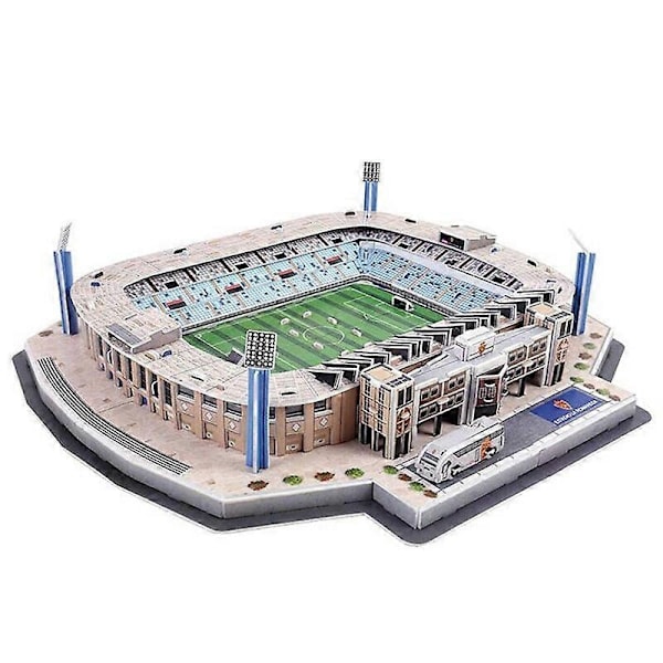 DIY Palapelit Lasten lelut 3D Maailmankuulu Rakennus Jalkapallostadion Stadion San Diego Bernabeu Rakennus Palapelit Koulutuslelut-xindaren L-Manchester