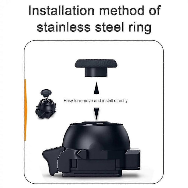 Yhteensopiva Ps5 Edge -ohjaimen muokkaussarjan kahvan suojarenkaan kanssa - xindaren 4pcs smooth ring