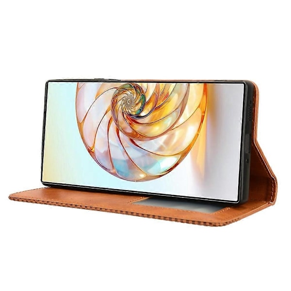 Yhteensopiva ZTE nubia Z60 Ultra Lompakko Nahkakotelo Jalustalla Magneettisella Sulkemisella - xindaren Style B