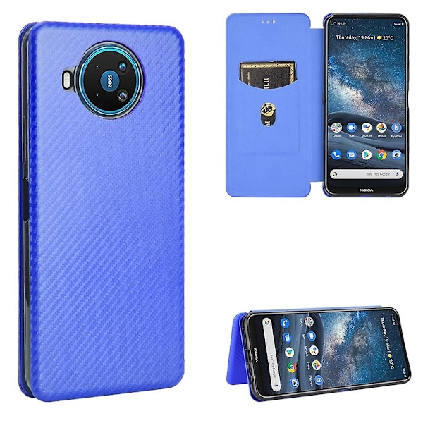 för Nokia 8.3 5G Läderfodral-Xin Blue