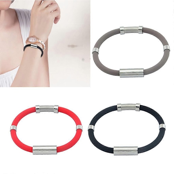 Vackert Justerbart Antistatiskt Armband Silikonarmband Jubileumspresent-xindaren Brown