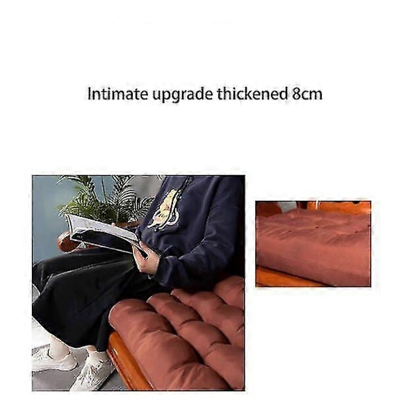 Fire årstider generel fortykket lang massivt træ sofahynde - Xin beige 53*160cm