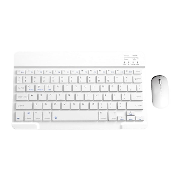 Bluetooth-näppäimistö ja -hiiri, kannettava BT langaton näppäimistö ja hiiri Android PC -tabletille - Xin WH