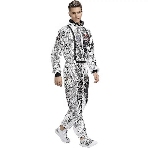 Astronautdräkt, rollspelsdräkt, Halloween karnevalsdräkt, vuxen-Xin Men L