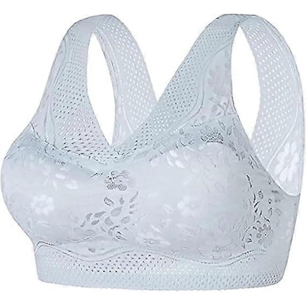 Ortopedisk BH för Kvinnor, Anti-Häng BH för Äldre Kvinnor, Hållningskorrigerande BH, Andningsbar Push up BH - Xin Grey XX-Large