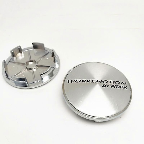 Pakke med hjulkapsler, 68 mm, Work Emotion, hjulnav, bilfælge, centerkapsler, biltilbehør - Xin D