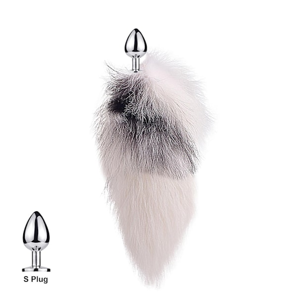 Haleplugg Foxehale Katte Små Rekvisitter Ekte Hår Liten Hale Avtakbar Hund Lek Sp-Xin Cross Fox S