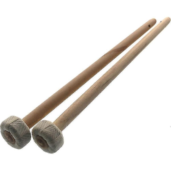 2 st Träklubba för Gong Slagverksinstrument Trähammare Gong Del-Xin