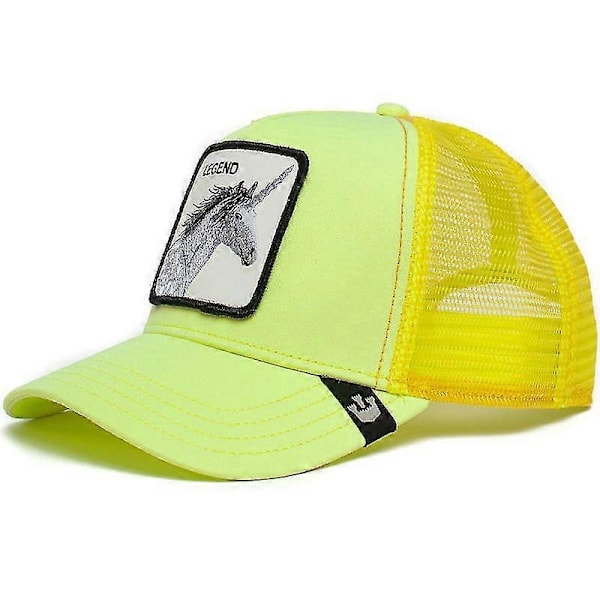 Baseball Cap Snap Mesh Hip Hop Brevbroderede Hat Udendørs Solhatte-Xin UNJ-LEGEND