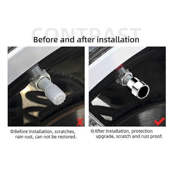 Automatiska hjuldäckventilkåpor för Land Rover Range Rover Evoque Velar Discovery Freelander Biltillbehör Bilstyling - Xin Silver