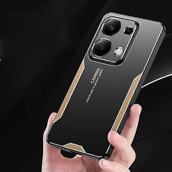 Blade Series TPU Hybrid Metall Skal-Xin Red For Xiaomi Redmi Note 13 Pro 4G