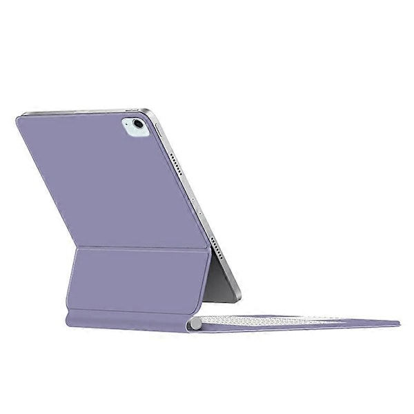 Kelluva magneettinen Bluetooth-näppäimistökotelo Multi-touch -kosketuslevyllä iPad Air 13 (2024) (M2) - Pu-Xin Purple