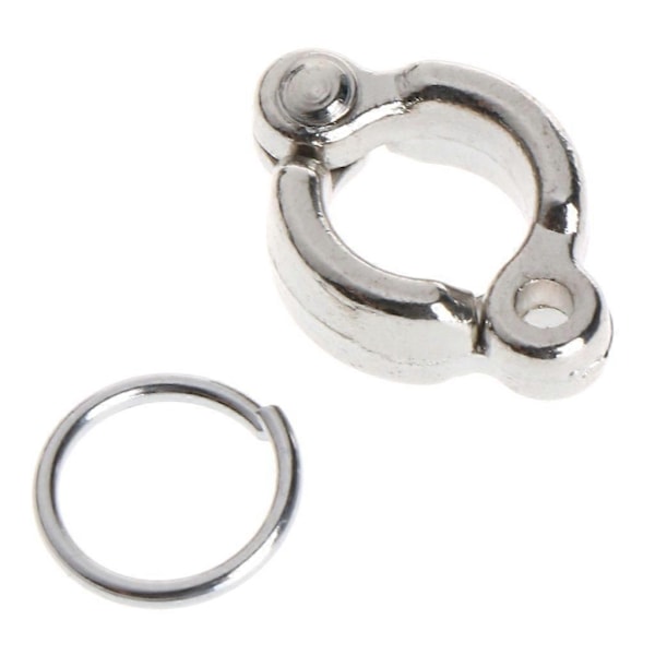 Papegojbenring metall fotring legeringsklämma lämplig för fågelpapegojor som flyger utomhus-Xin 4-8.5mm