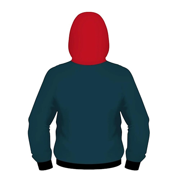 Spider-Man: Across The Spider-verse Miles Morales Cosplay Hoodie Jacka Spiderman Into The Spider Kids Huvad Jacka Pojkar Flickor Toppar Ytterkläder-Xin Mask style 12-13Years