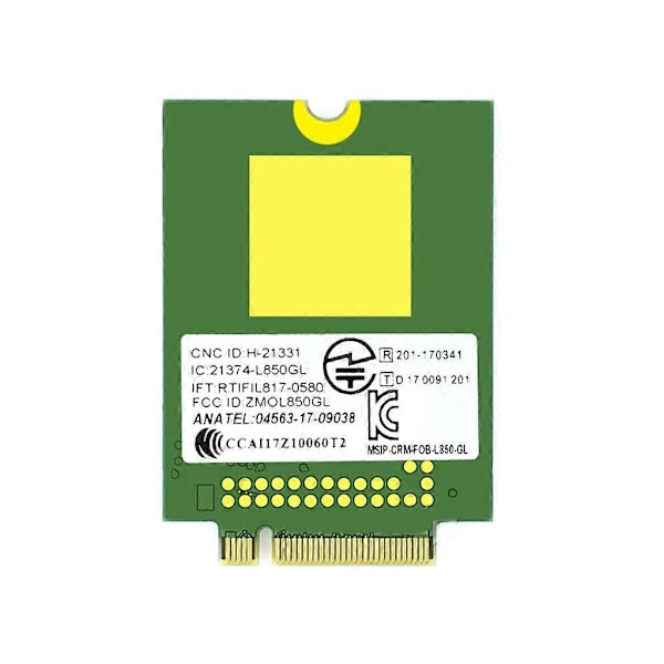 4G LTE langaton moduuli L850-GL ThinkPad X1 Carbon Gen6 X280 T580 T480s L480 -malleille