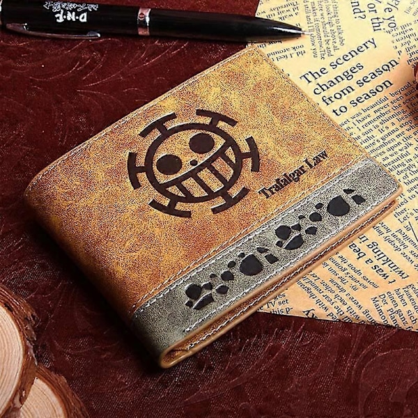 One Piece Anime Hahmo Lompakko Luffy Lompakko Zoro Ace Bounty Order Skull Kuvio PU Piirretty Kawaii Lompakko Kortti Laukku Lompakko Lahja - Xin B5