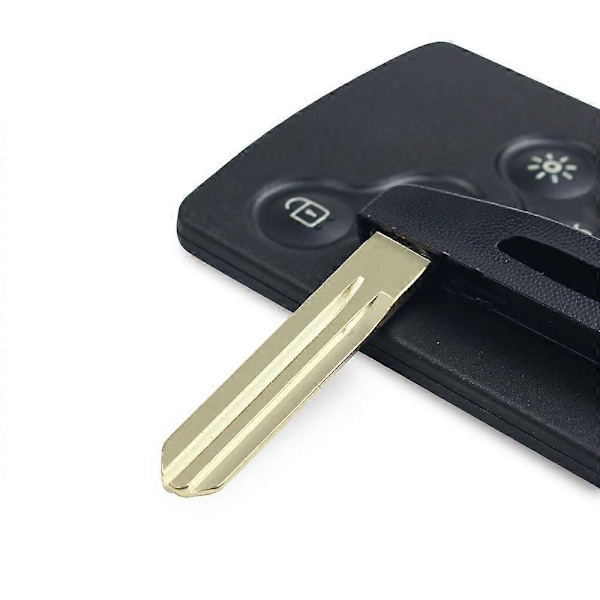 Fjärrnyckelfodral för Renault Koleos Clio Megane Scenic Laguna 4 Knappar Blad Smart Fjärrnyckelskal Nödinsats-Xin model 2