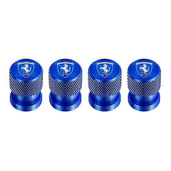Bildækventil dækhætte til Ferrari California GTC4 Lusso F430 458 488 599 Roma Autodele - Bilhjul Dele-Xin Blue