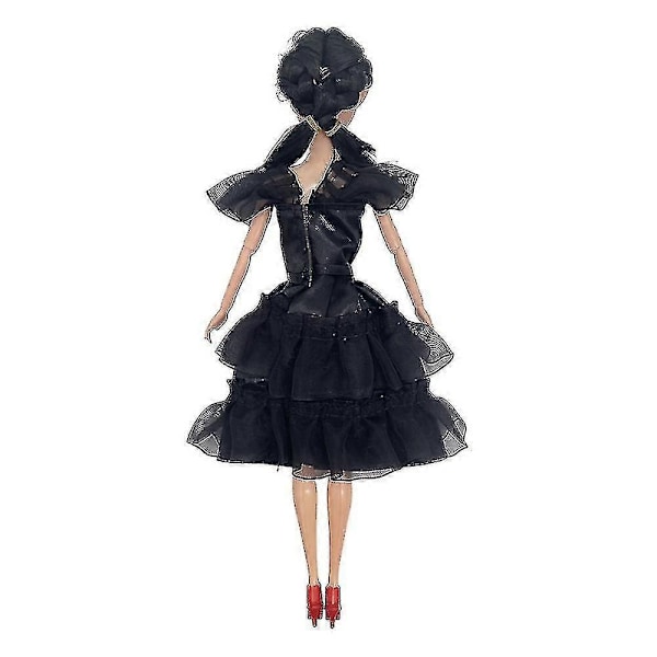 Wednesday Addams Familj 28 cm Docka Wednesday Fans Barn Flickor Födelsedagsleksak Presenter-Xin