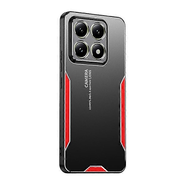Blade Series TPU Hybrid Metall Skal-Xin Red For Xiaomi 14T