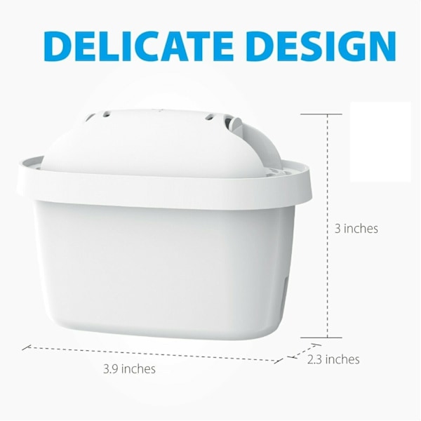 Universal kalkfilterpatron til Brita Maxtra / Plus+ Refill x 12-Xin