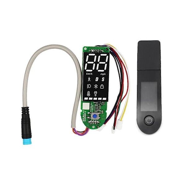 til M365 Pro Scooter Bluetooth Dashboard+Switch Panel Printkort Scooter Meter til Elektrisk Scoo-Xin