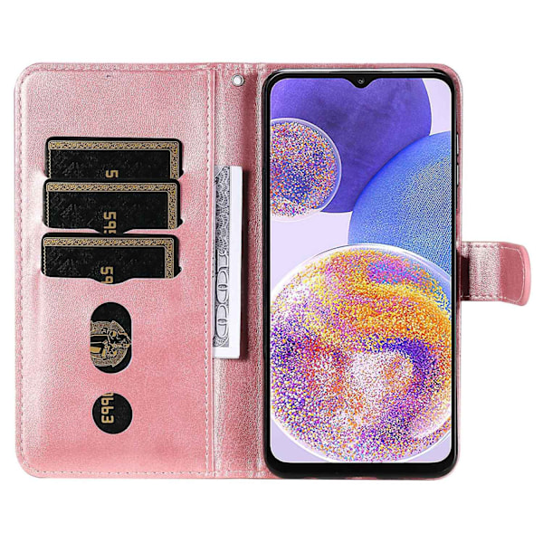 Læderetui til Samsung Galaxy A23 /Galaxy M23/Galaxy F23-Xin Rose Gold