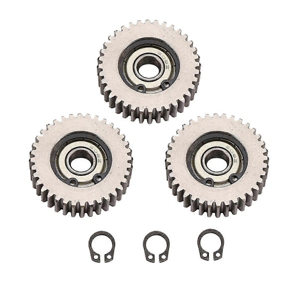 3 stk. Elektrisk sykkel planetgir 608Z 36 tenner gir Stål motor gir E-sykkel deler for motorer 3-xindaren