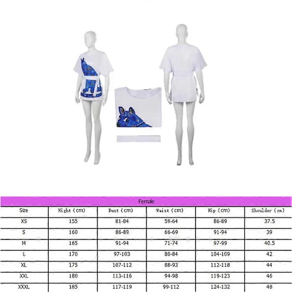 Kvinder ABBA Cos Agnetha Cosplay T-shirt Bælte Outfits Kostume Vintage Kjole Halloween Piger Rolleleg Karneval Party Fantasia Dragt-Xin Female A XS