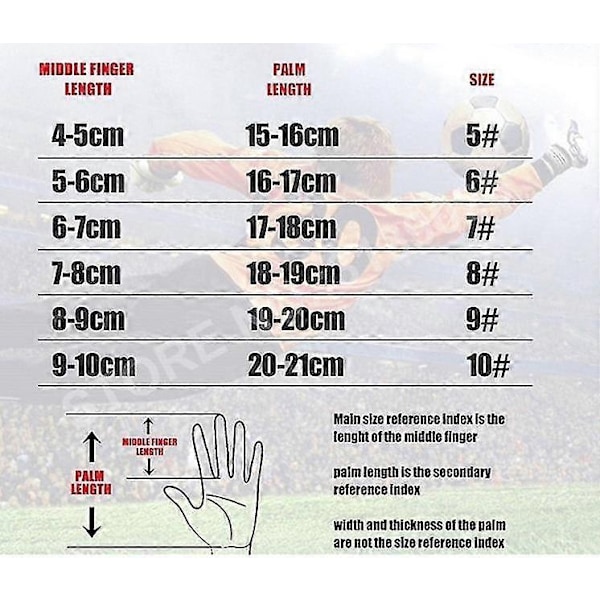 Vandafvisende silikonegummi-handsker med anti-slip latex til voksne og børn - Fodboldmålmandshandsker #1-Xin red and black 8