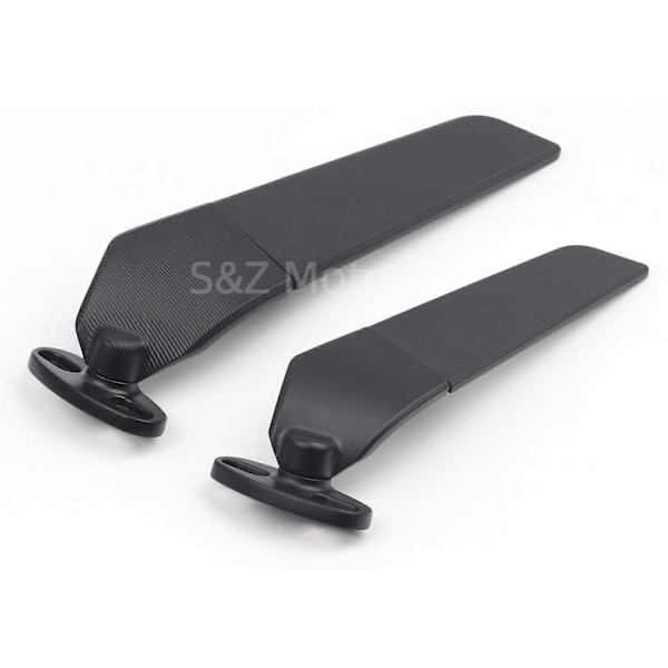 för Kawasaki ZX10R ZX9R ZX7R ZX6R ZX636 ZX12R ZX14R Modifierad Vindvinge Justerbar Roterande Backspegel Motorcykelspegel med Ljus maxpower-Xin Lights Large Mirror