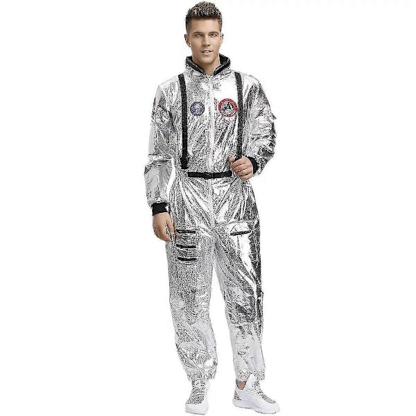Astronautdräkt, rollspelsdräkt, Halloween karnevalsdräkt, vuxen-Xin Men XL