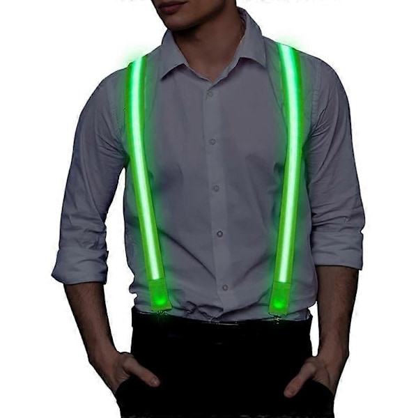Lysande LED-slinga festtillbehör som lyser i mörkret - Xin green