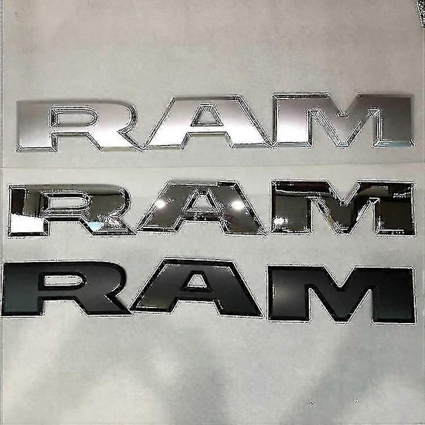 Sopii Dodge Ram -auton takaluukkuun, Pickup-tarroihin, Ram 1500 2500 3500 -mallien takaluukun suuri autotarra - Xin Matte Black