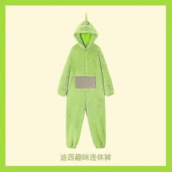 Ny Teletubbies Kostym Vuxna Lala Tinky Winky Onesies Cosplay Julpyjamas Pyjamas Halloween Djursovkläder Jumpsuit-Xin Dipsy Teletubbies Adult L