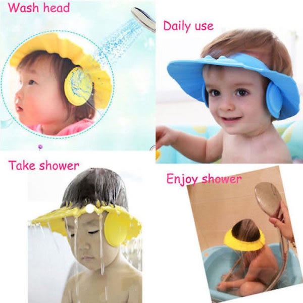 2-pack Kids Baby Shower Caps-Xin