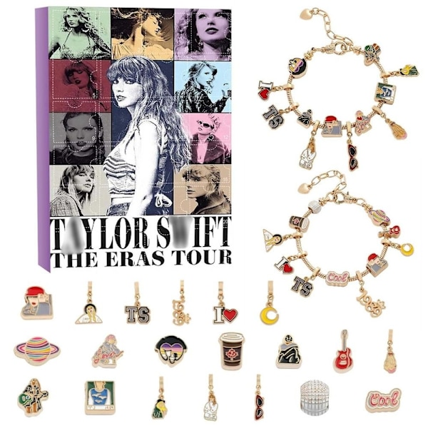 Taylor Swift Armbånd Julekalender Juledekorasjonsboks Gave-Xin
