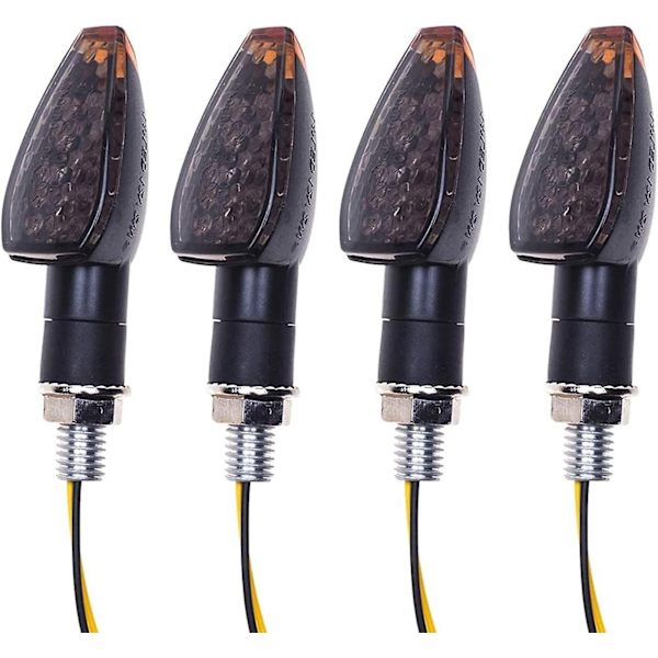 4 stk. Motorcykel Blinklys 14led Blinklys 12v Vandtætte Blinklys Blinklys Universal Til Motorcykel Scooter Quad Cruiser Off Road-Xin