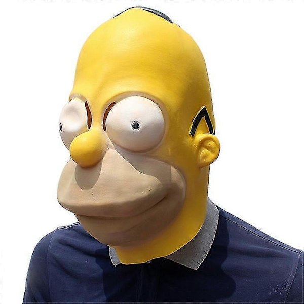 The Simpsons Mask Halloween Latex Mask-Xin