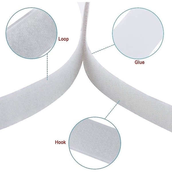 Velcro självhäftande 25M superstark dubbelsidig-xindaren